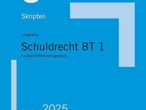 Skript Schuldrecht BT 1