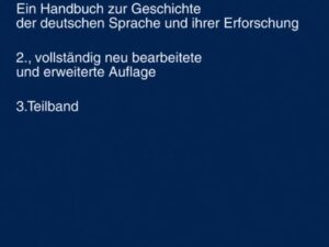 Sprachgeschichte / Sprachgeschichte. 3. Teilband