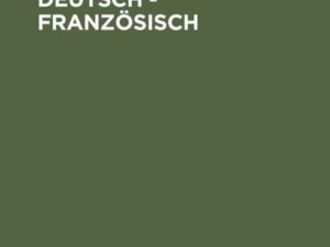 Sprachvergleich Deutsch - Französisch