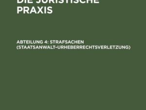 Strafsachen (Staatsanwalt¿Urheberrechtsverletzung)