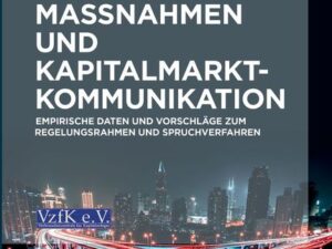 Strukturmaßnahmen und Kapitalmarktkommunikation