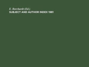 Subject and Author Index 1981