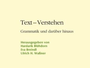 Text - Verstehen