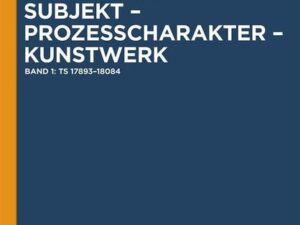 Theodor W. Adorno: Schein – Form – Subjekt – Prozeßcharakter – Kunstwerk / Ts 17893–18084