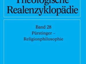 Theologische Realenzyklopädie / Pürstinger - Religionsphilosophie