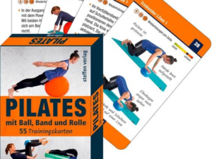 Trainingskarten: Pilates mit Ball, Band und Rolle