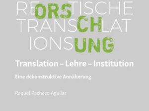 Translation – Lehre – Institution