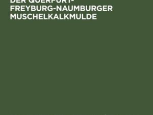 Über die Hydrogeologie der Querfurt-Freyburg-Naumburger Muschelkalkmulde