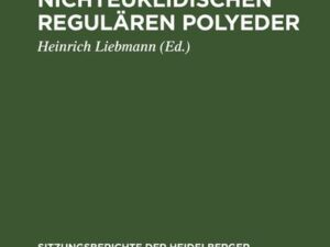 Über die nichteuklidischen regulären Polyeder