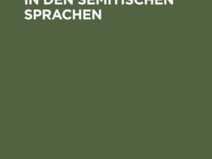 Über Paronomasie in den semitischen Sprachen