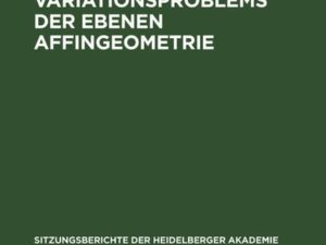 Umkehrung des Variationsproblems der ebenen Affingeometrie