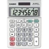 Casio MS-88ECO - Desktop-Taschenrechner - 8 Stellen - Solarpanel, Batterie (MS-88ECO)