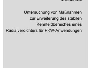 Untersuchung von Maßnahmen zur Erweiterung des stabilen Kennfeldbereiches eines Radialverdichters für PKW-Anwendungen