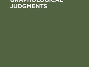 Validation of graphological judgments