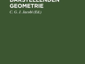 Vorschule der darstellenden Geometrie