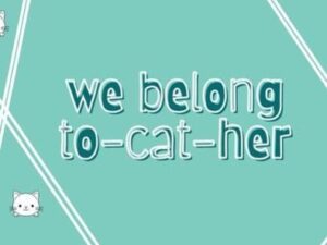 We belong to-cat-her - Notizbuch Journal Tagebuch Katzen Kätzchen süß cute kawaii lustig