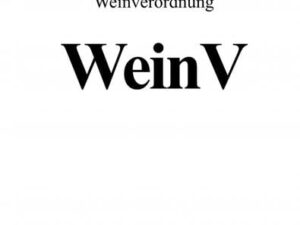 Weinverordnung WeinV 2022