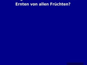 Wie gewinnt man die reichsten Ernten von allen Früchten?