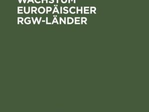 Wirtschaftliches Wachstum europäischer RGW-Länder