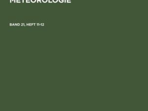 Zeitschrift für Meteorologie. Band 21, Heft 11-12