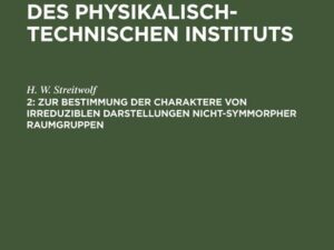 Zur Bestimmung der Charaktere von irreduziblen Darstellungen nicht-symmorpher Raumgruppen