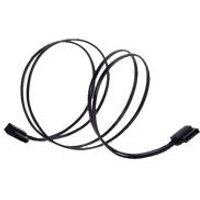 SilverStone CP11 - Serial ATA-Kabel - Serial ATA 150/300/600 - Serial ATA, 7-polig - Serial ATA, 7-polig - 50cm - Schwarz (SST-CP11B-500)