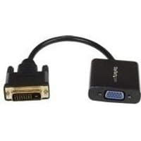 StarTech.com DVI-D auf VGA Aktiver Video Adapter/Konverter Kabel - 1920x1200 - Videokonverter - Schwarz (DVI2VGAE)